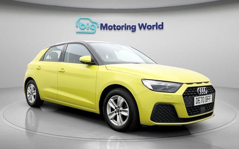 Used Audi A1 Sportback 116 HP (85 kW) 2020 Yellow Hatchback