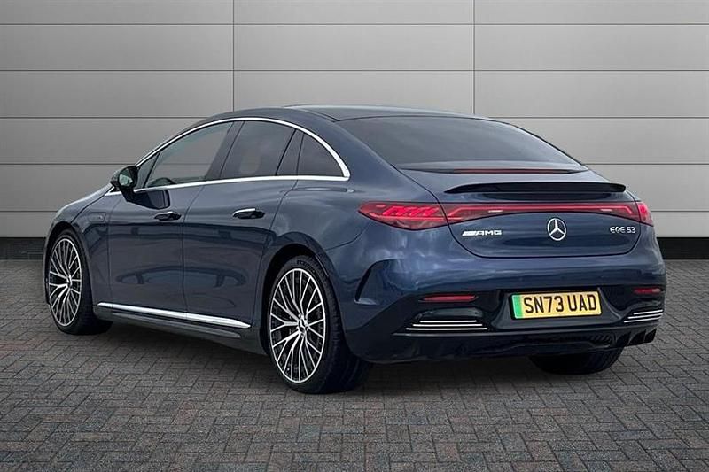 Used Mercedes EQE AMG 53 459 kW (625 HP) 2023 Sodalite blue Sedan
