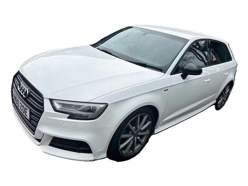 Used Audi A3 Sportback Black Edition 150 HP (110 kW) 2018 White Hatchback