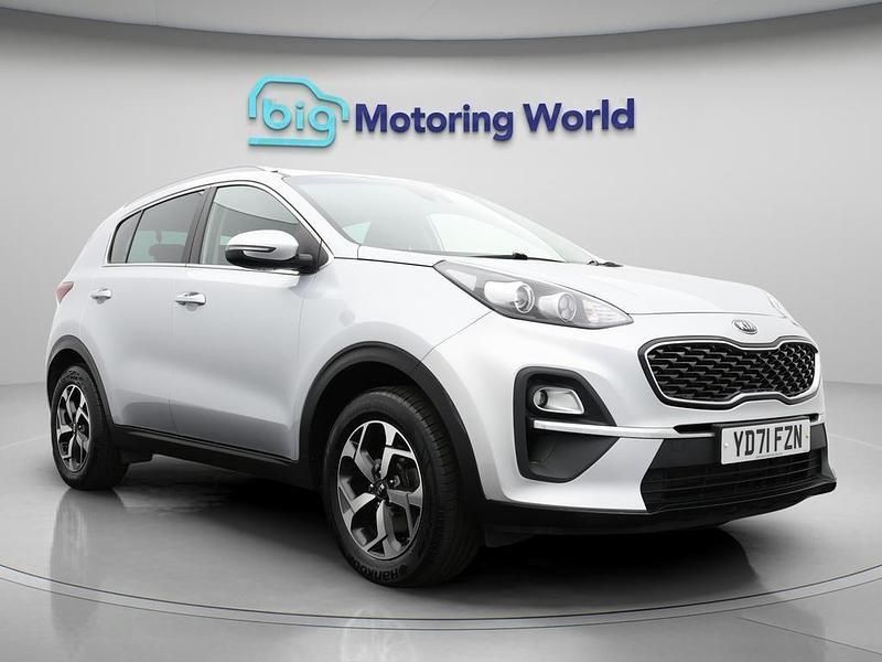 Silver Used 2021 Kia Sportage 2 SUV | £14,200 (Fair price) - Image 1/4