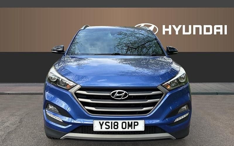 Usado Hyundai Tucson GO! 177 HP (130 kW) 2018 Azul SUV