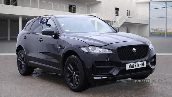 Black Used 2017 Jaguar F-Pace R-Sport SUV | £9,995 (A bit pricey) - Image 1/4