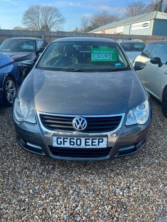 Grey Used 2010 VW Eos SE Cabriolet | £2,995 - Image 1/4