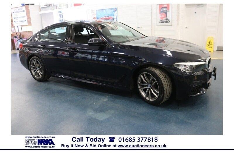 Black Used 2019 BMW 520 M Sport Sedan | £15,296 (Good price) - Image 1/4