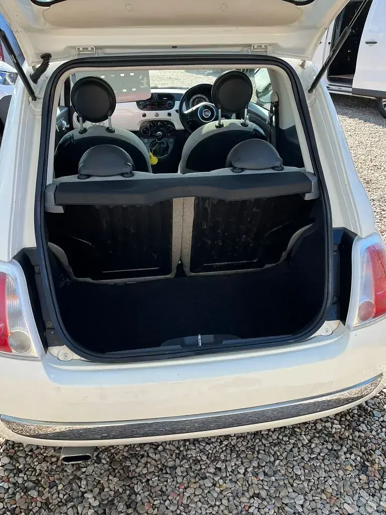 Używany Fiat 500 Lounge 69 KM (50 kW) 2009 Biały Kabriolet