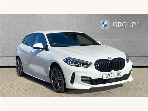 White Used 2022 BMW 118 M Sport Hatchback | £20,795 (Good price) - Image 1/4