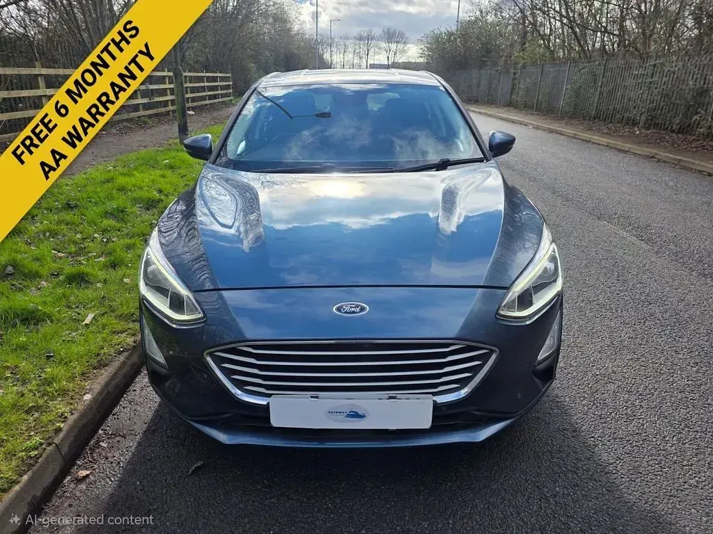 Used Ford Focus Zetec 100 HP (73 kW) 2018 Blue Hatchback