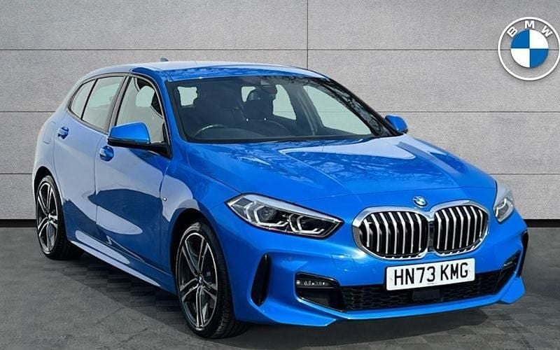 Used BMW 118 M Sport 136 HP (100 kW) 2023 Blue Hatchback