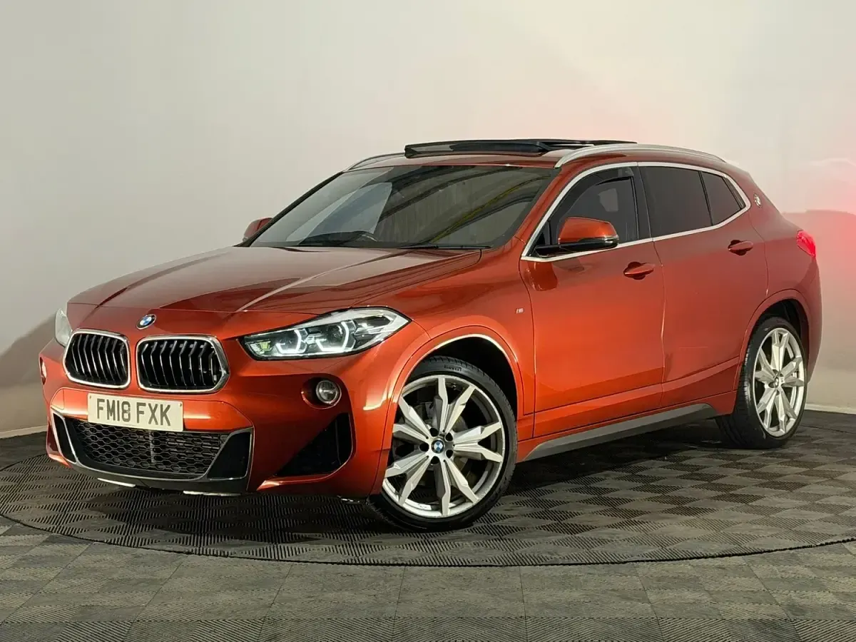 Used BMW X2 M Sport 190 HP (139 kW) 2018 Orange SUV