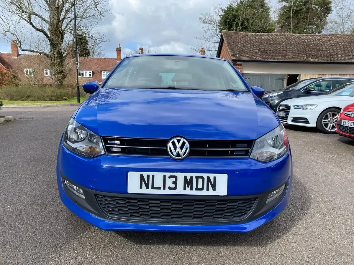 Used VW Polo Match 60 HP (44 kW) 2013 Blue Hatchback