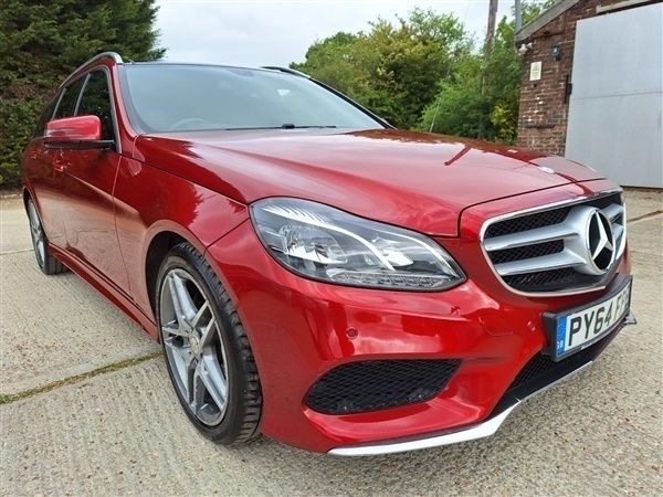 Red Used 2014 Mercedes E250 AMG line Estate | £10,995 (Fair price) - Image 1/1