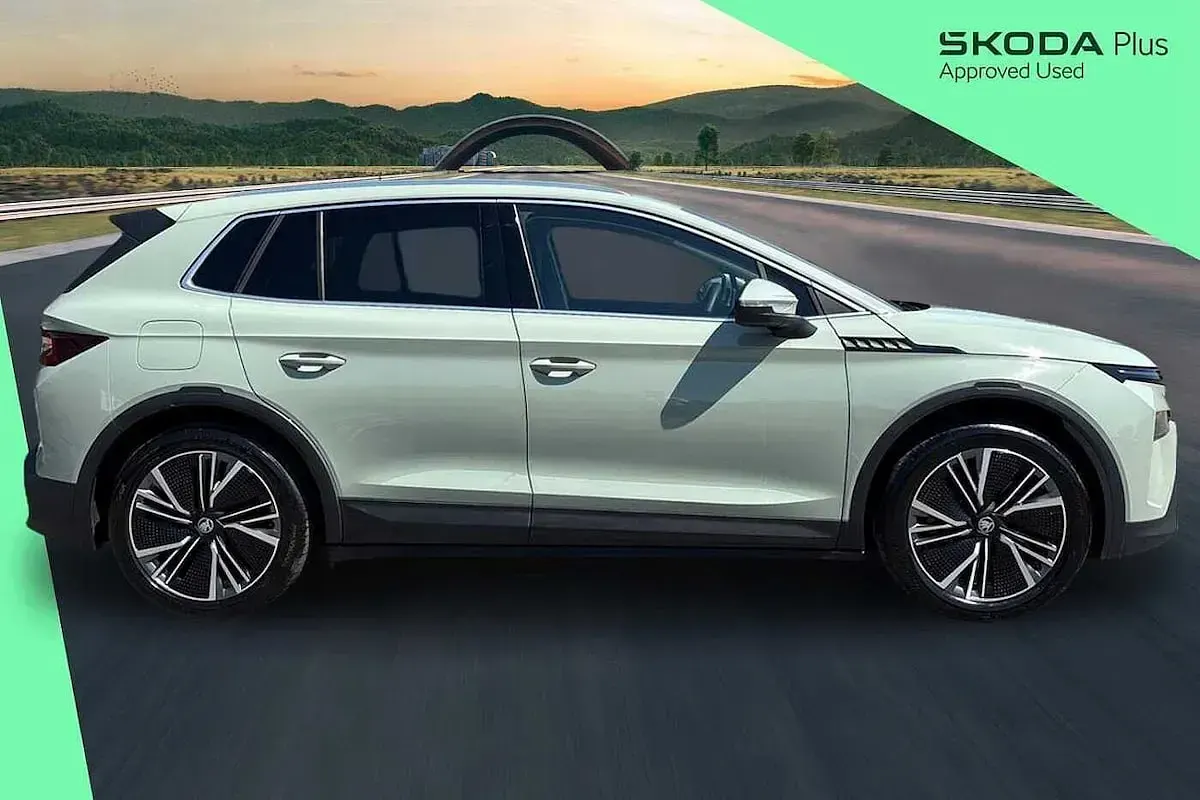 New Skoda Elroq 210 kW (286 HP) 2026 Timiano green SUV