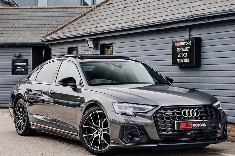 Grey Used 2022 Audi A8 Black Edition Sedan | £36,489 (Fair price) - Image 1/1