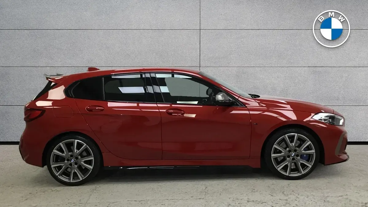 Used BMW M135 Comfort Edition 302 HP (222 kW) 2024 Red Hatchback