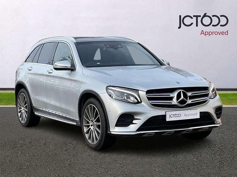 Silver Used 2018 Mercedes GLC350 AMG Line Premium SUV | £24,750 (Fair price) - Image 1/4