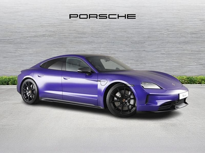 Purple sky metallic New 2025 Porsche Taycan Sedan | £119,900 - Image 1/4