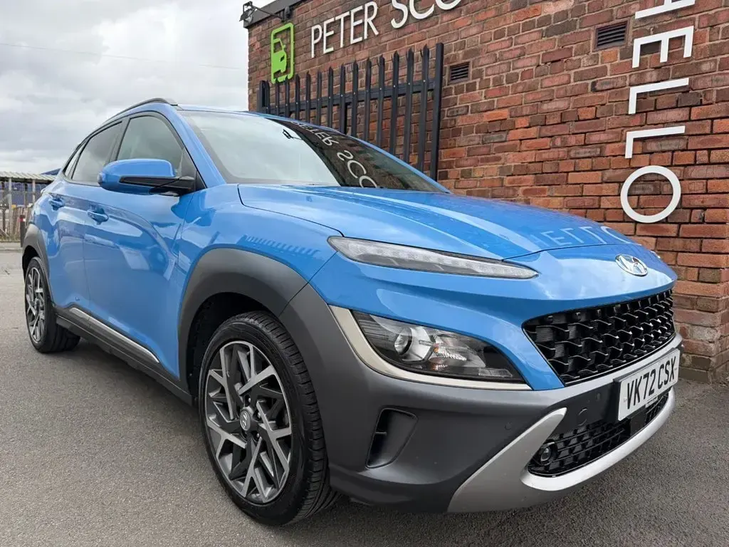 Used Hyundai Kona Premium 141 HP (103 kW) 2022 Blue SUV