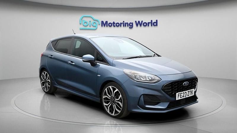 Used Ford Fiesta ST-Line X 125 HP (91 kW) 2023 Blue Hatchback