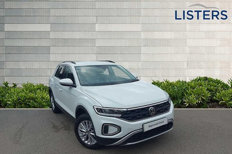 Pure white Used 2023 VW T-Roc Life SUV | £21,990 (Fair price) - Image 1/4