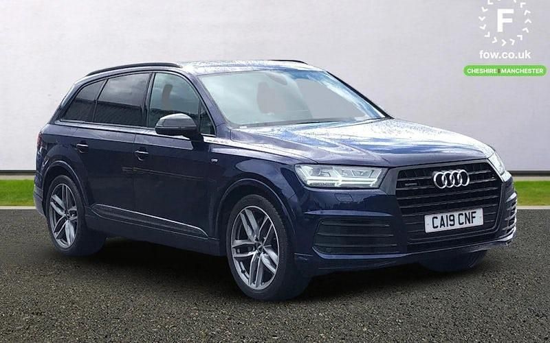 Blue Used 2019 Audi Q7 Black Edition SUV | £32,799 (Super price) - Image 1/3