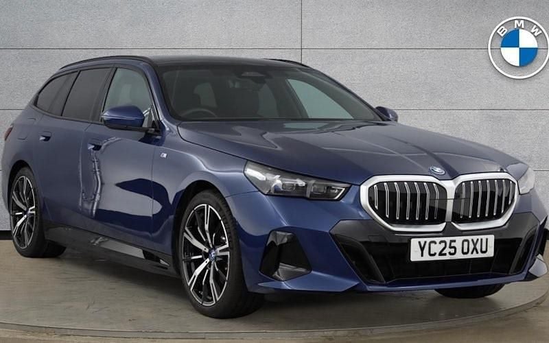 Blue Used 2025 BMW 530e M Sport Estate | £45,900 (Good price) - Image 1/4