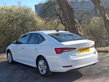 Used Skoda Octavia SE Technology 150 HP (110 kW) 2021 White Hatchback