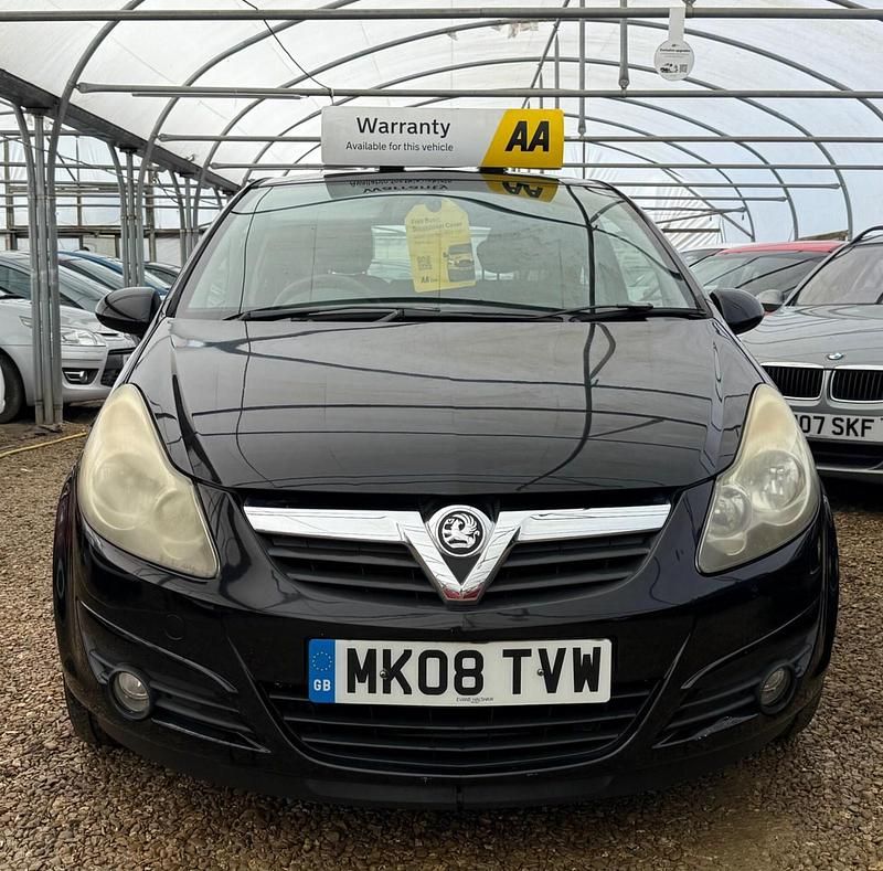 Usado Vauxhall Corsa 79 HP (58 kW) 2008 Preto Citadino