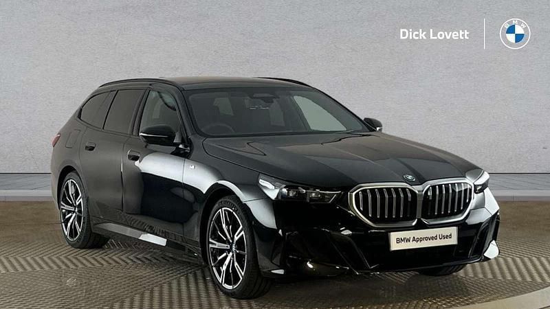 Black Used 2025 BMW 530e M Sport Estate | £55,000 - Image 1/4