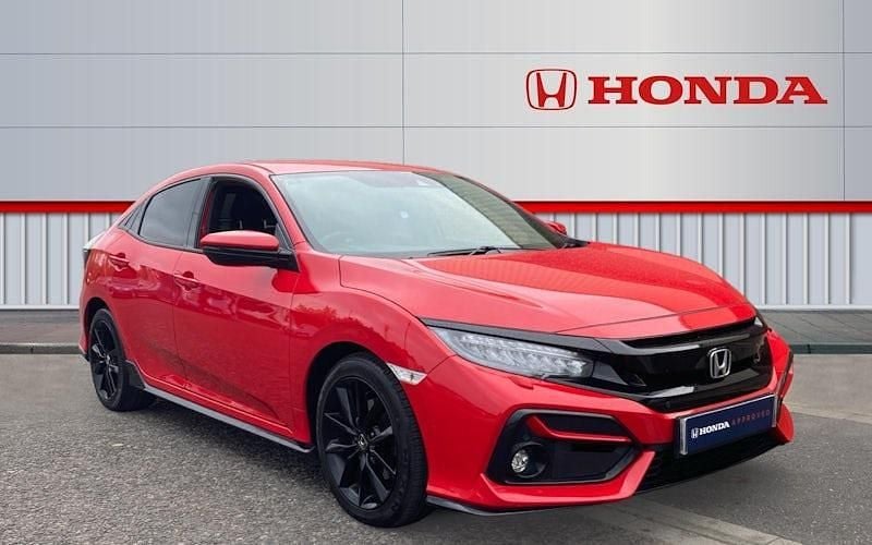 Red Used 2021 Honda Civic Sport Hatchback | £18,996 (A bit pricey) - Image 1/4