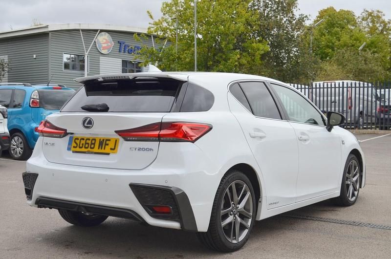 Used Lexus CT200h Sport Line 2018 White Hatchback
