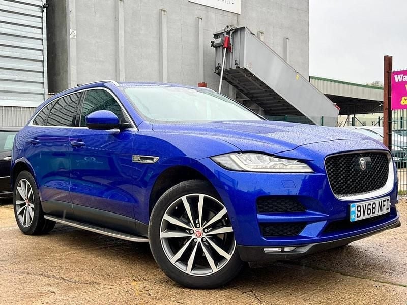 Blue Used 2018 Jaguar F-Pace Portfolio SUV | £16,800 (Good price) - Image 1/4