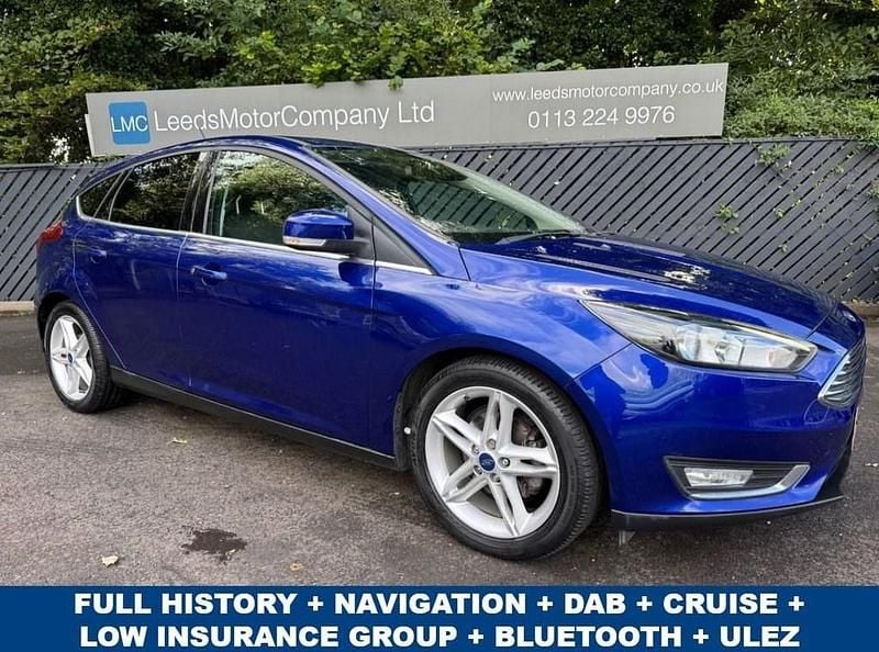 Blue Used 2018 Ford Focus Titanium Hatchback | £7,995 (Good price) - Image 1/4
