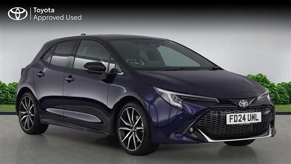 Obsidian blue bitone Used 2024 Toyota Corolla Sport Hatchback | £24,881 (Fair price) - Image 1/4