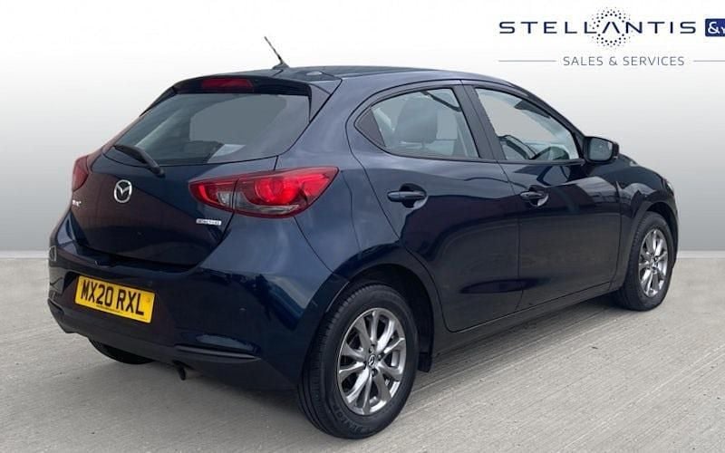 Used Mazda 2 90 HP (66 kW) 2020 Blue Hatchback