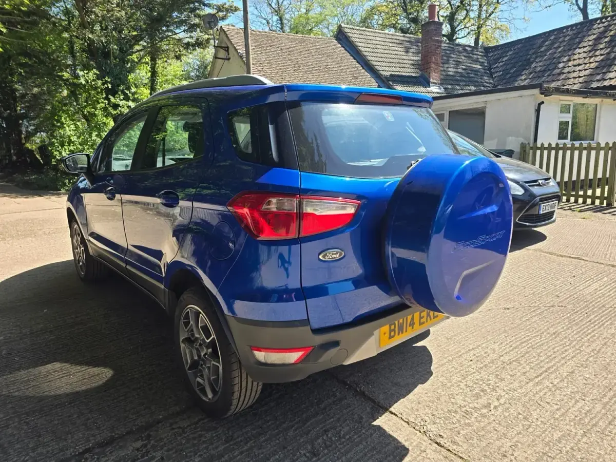 Usado Ford Ecosport Titanium 112 HP (82 kW) 2014 Azul SUV