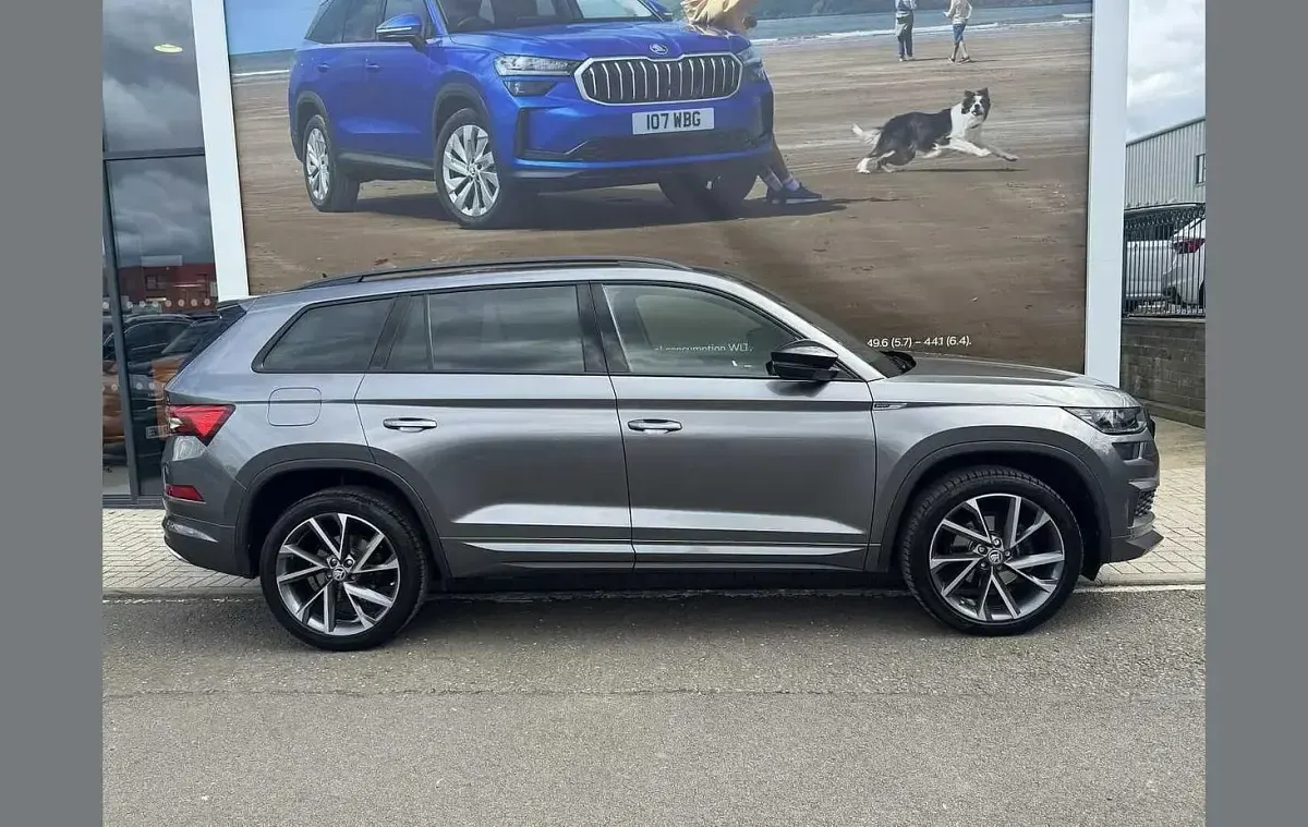 Used Skoda Kodiaq SportLine 150 HP (110 kW) 2023 Graphite grey metallic SUV