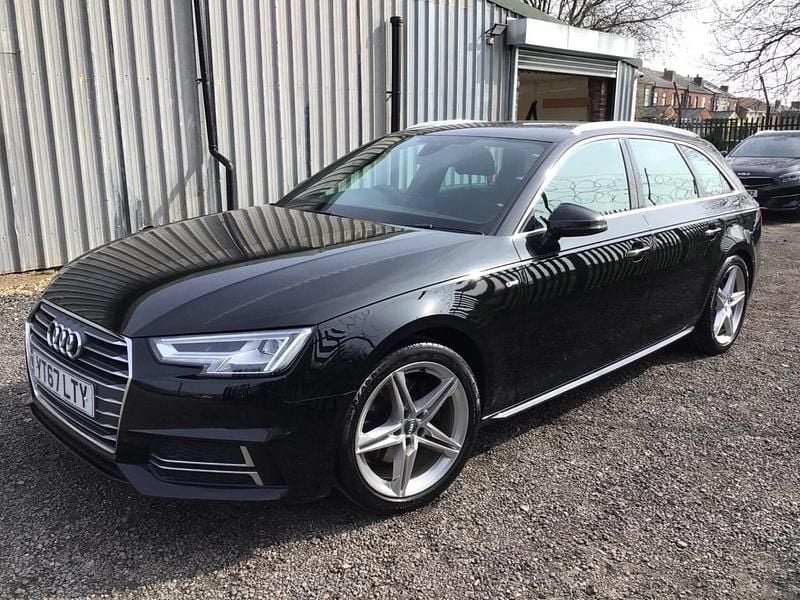 Used Audi A4 S-Line 150 HP (110 kW) 2017 Black Estate