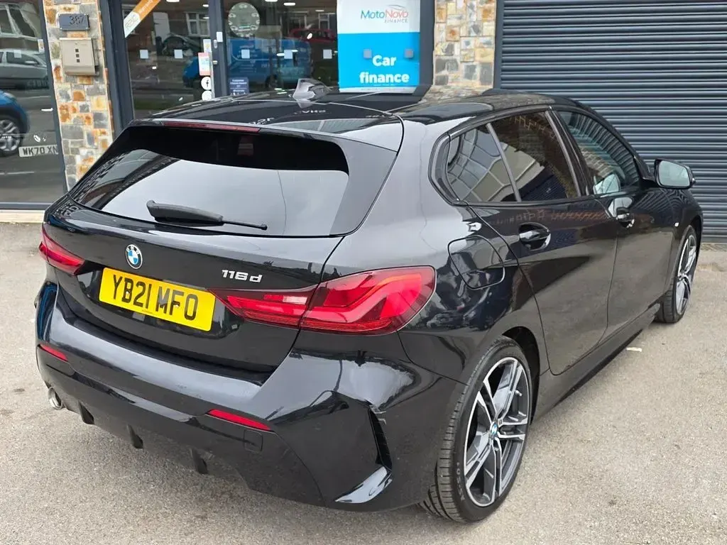 Used BMW 116 M Sport 116 HP (85 kW) 2021 Black Hatchback