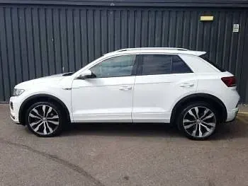 Used VW T-Roc R-line 115 HP (84 kW) 2019 White SUV
