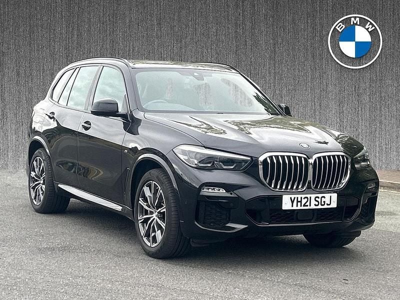 Black Used 2021 BMW X5 M Sport SUV | £41,799 (Good price) - Image 1/4