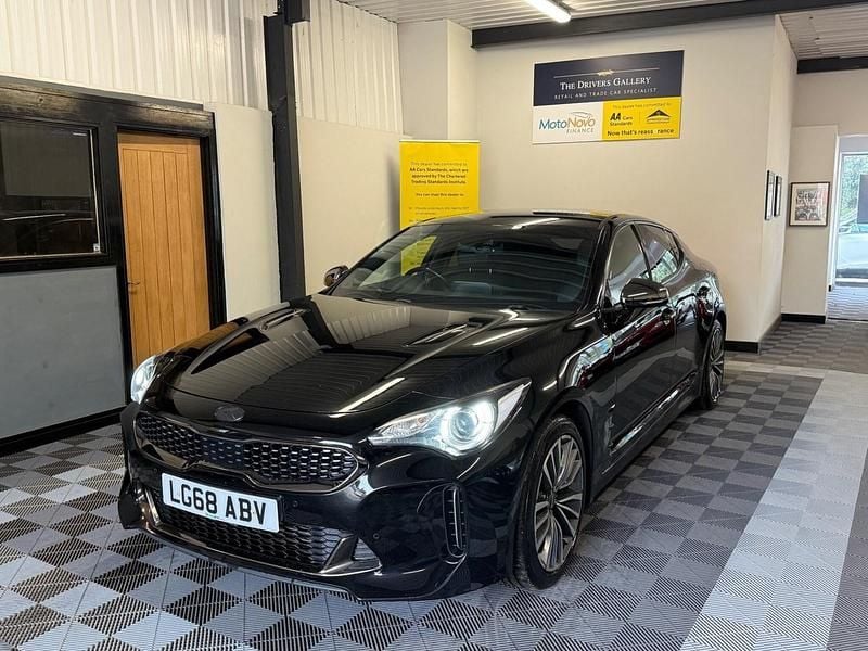 Black Used 2018 Kia Stinger GT-Line Hatchback | £12,395 (Fair price) - Image 1/4