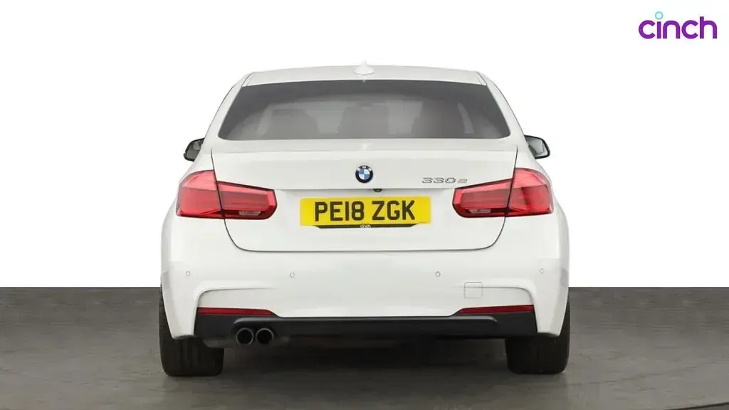 Used BMW 330e M Sport 2018 White Sedan