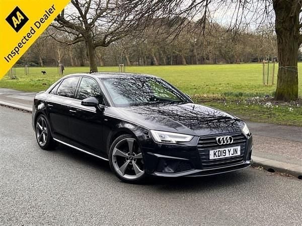 Black Used 2019 Audi A4 Black Edition Sedan | £14,295 (Fair price) - Image 1/4