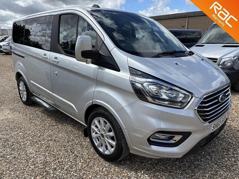 Silver Used 2019 Ford Tourneo Custom Titanium Van | £13,495 - Image 1/4