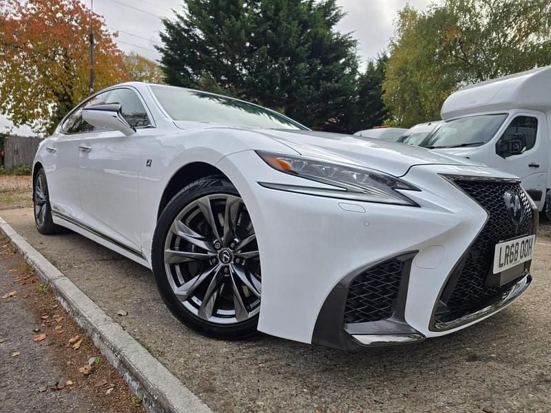 White Used 2018 Lexus LS500h Sport Line Sedan | £29,990 - Image 1/4