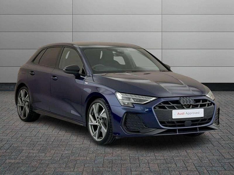 Blue Used 2025 Audi A3 Black Edition Hatchback | £31,691 (Expensive) - Image 1/4