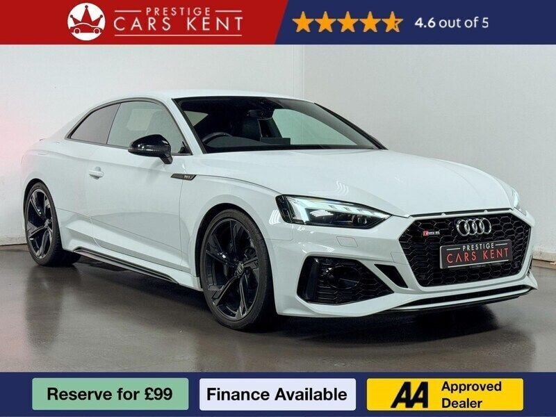 White Used 2021 Audi RS5 Design Coupe | £38,913 (Good price) - Image 1/4