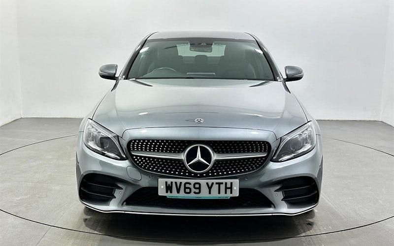 Used Mercedes C200 AMG Line Premium 184 HP (135 kW) 2019 Grey Sedan