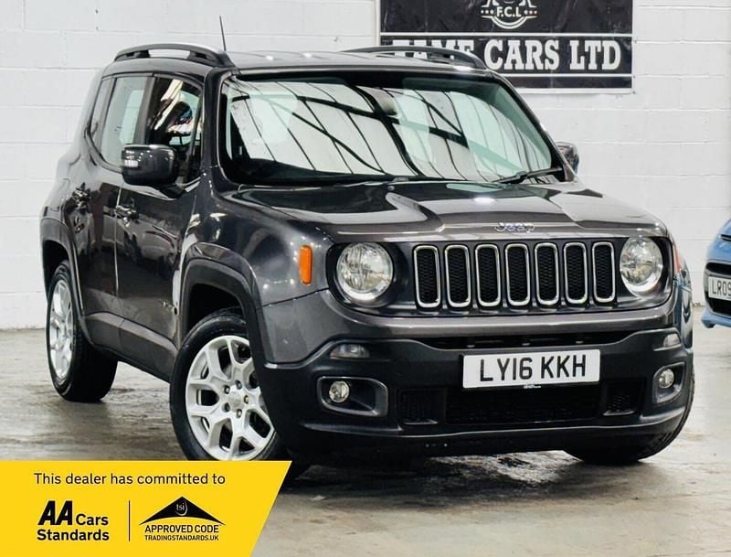 Grey Used 2016 Jeep Renegade Longitude SUV | £7,800 (Fair price) - Image 1/3