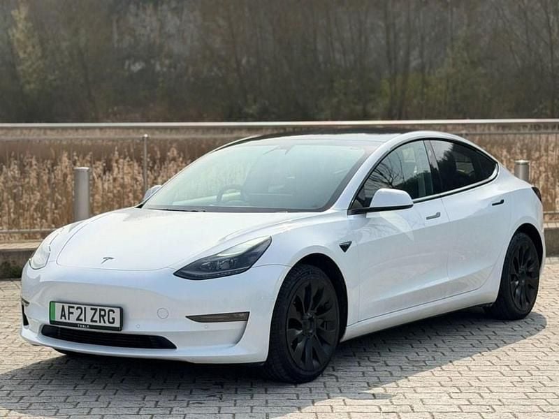 Used Tesla Model 3 Long Range AWD 366 kW (498 HP) 2021 White Sedan